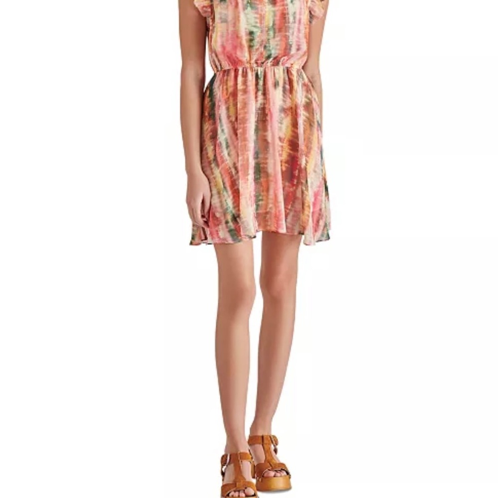Multicolor Tie-Dye Women's Dress